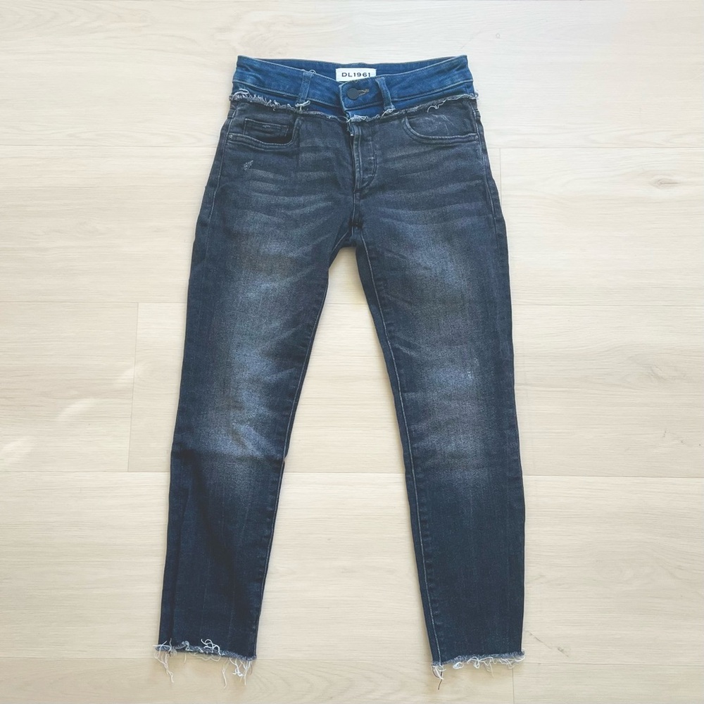 DL1961 Margaux ankle skinny cropped jeans 24